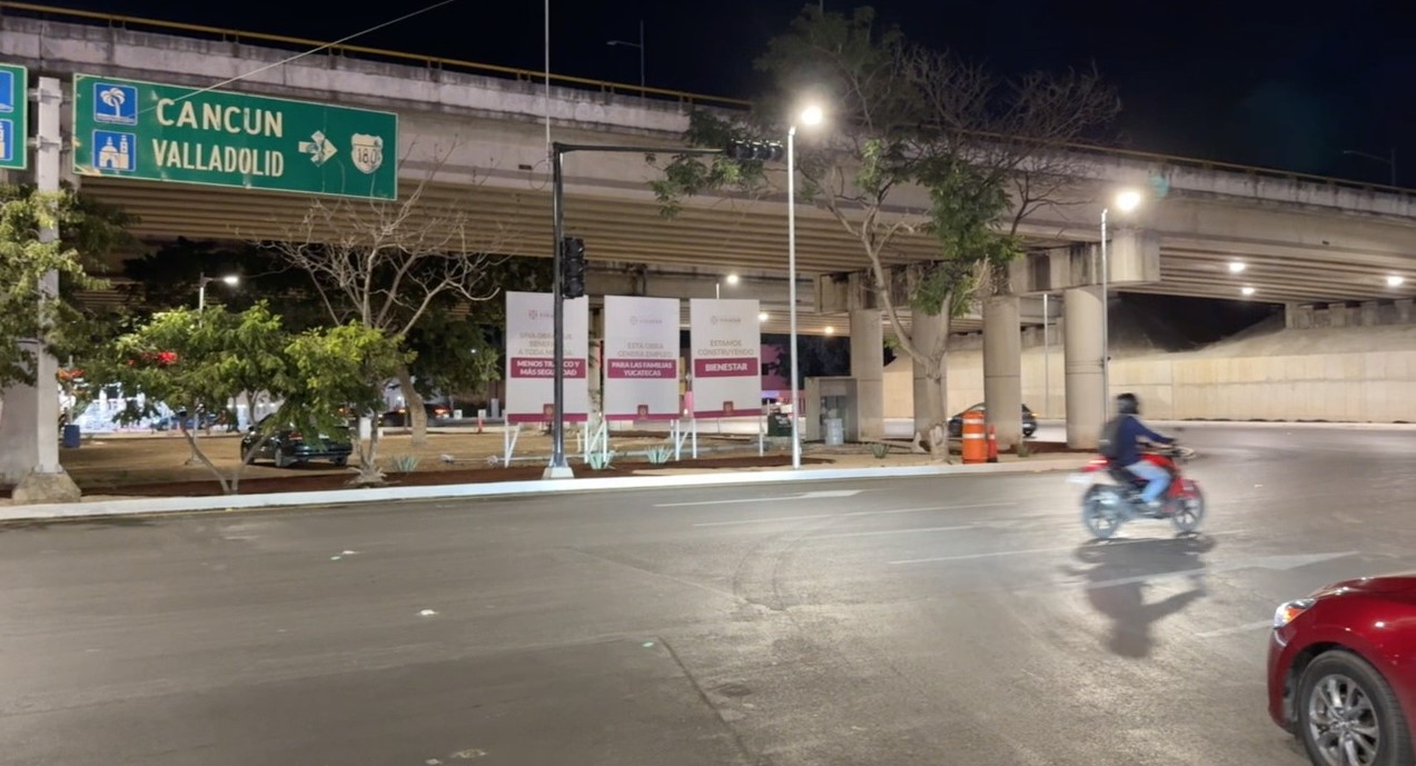 El Gobierno del Estado informó que la modernización de las vialidades inferiores del paso superior vehicular de City Center.